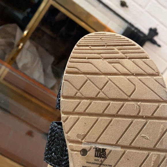 MUK LUKS About Me Snake Skin Strappy Sandals size 6 - Picture 3 of 4